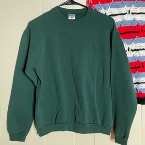 Small dark green sweatshirt